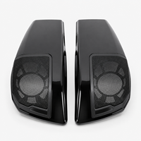 Couvre-haut-parleurs de sacoche Vivid Black 6x9 pouces en ABS, paire gauche et droite pour Harley CVO Street Glide Road Glide FLHX FLTRX 2023 à 2026