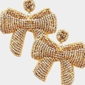 Handmade Colorful Beaded Bohemia Christian Style Imitation <b>Pearl</b> Oval Cut Flower Stud <b>Earrings</b> for Women Perfect Gift - Product Image 2