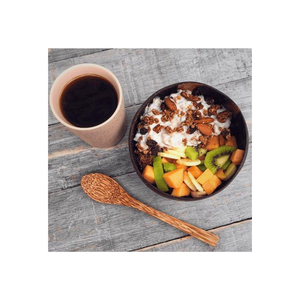 Saladier jetable artisanal de coquille de bol de noix de coco écologique prêt à expédier du prix du fabricant vietnamien - Product Image 5