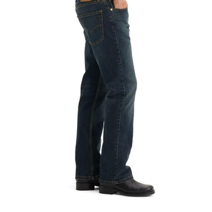 Pantalones vaqueros de mezclilla de alta calidad para hombre, Color personalizado, cómodo, estilo recto, 100% algodón, lavado ligero desgastado - Product Image 2