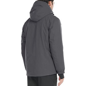 Chaqueta de Esquí Bomber Vintage Impermeable y Transpirable para Hombre, con Capucha, Talla Grande, Cortavientos de Invierno, Impermeable, Bordado Frontal Personalizado - Product Image 4