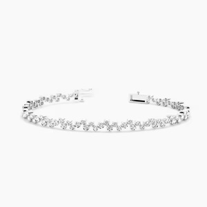 Moissanite de piedra natal de alta calidad personalizado 10K/ 14K/ 18K pulsera regalo de aniversario para ella - Product Image 3