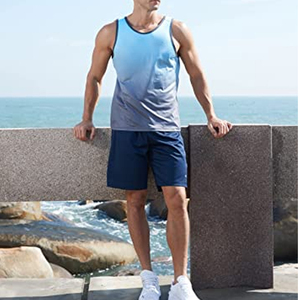 Camiseta sin mangas de entrenamiento para hombre, camiseta sin mangas de secado rápido Grande para natación, gimnasio Atlético - Product Image 1