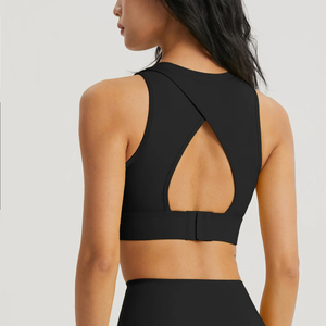 Sujetador deportivo personalizado para Fitness, ropa interior de Yoga para mujer, para el pecho con almohadilla Top, alta resistencia - Product Image 4