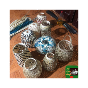 Elegante lámpara colgante de bambú, iluminación tejida a mano para casas ecológicas, restaurantes, centros turísticos y creaciones de ambiente cálido - Product Image 6