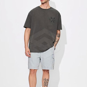 2025 nueva moda de uso al aire libre de secado rápido camiseta de gran tamaño de algodón/fibra de bambú de diseño personalizado para estilo Personal - Product Image 1