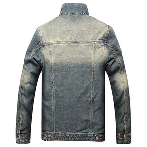 2025 veste en jean pour hommes au design personnalisé avec motif camouflage Logo avant des services OEM de haute qualité pour le printemps - Product Image 2