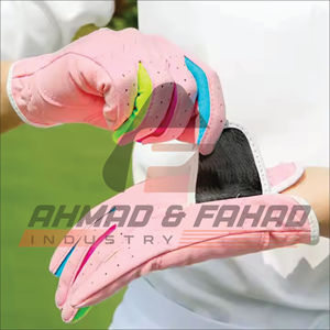 Meilleure vente Premium main gauche Cabretta gants de golf en cuir véritable respirant Durable antidérapant en peau de mouton pratique équipement de golf - Product Image 4