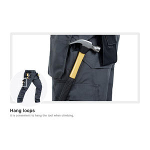 Pantalones de trabajo resistentes estilo cargo, pantalones industriales utilitarios - Product Image 6
