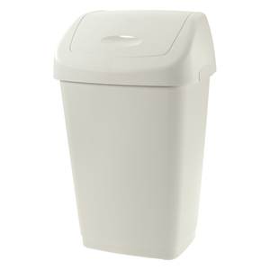Contenedor de Basura AURORA de 25 Litros con Tapa Abatible en Blanco, Modelo 8101384112 para Tontarelli - Product Image 1