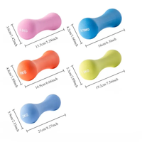 Vente chaude Personnalisé 5kg Smart Dumbbell Bone Shape Fitness Equipment pour Musculation Bras Entraînement En Caoutchouc Gym Poids