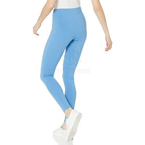 High Quality Active Workout Yoga Fitness <b>Leggings</b> for Women High Waisted Mid-Waist Pants with Solid <b>Pattern</b> - Product Image 2