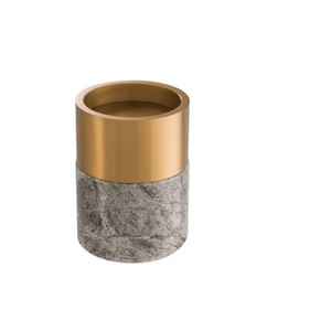 Bougeoir votif en métal de décoration de table de dîner avec décor de cheminée en verre bougeoir traditionnel de lumière de thé - Product Image 6