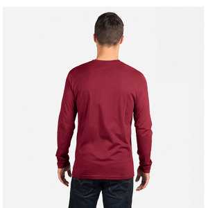 Next Level Apparel Camiseta de manga larga Cuello redondo ligero 100% Jersey de algodón para comodidad superior Camiseta unisex transpirable - Product Image 6
