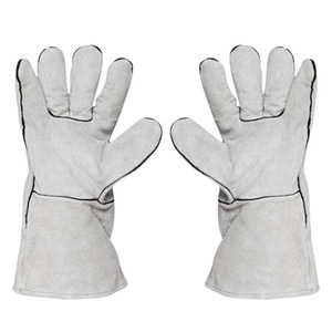 Gants de soudage en cuir de vachette de qualité supérieure à paume unique résistant respirant avec protection des mains gants en cuir pour hommes - Product Image 1