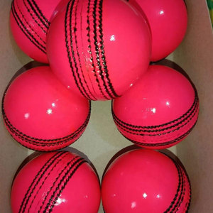 Deportes Venta caliente Cricket cuero duro bola logotipo personalizado calidad superior Cricket Ball en Pakistán - Product Image 6