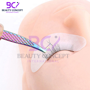 Pinzas de pestañas rectas de acero inoxidable multicolor Premium, pinzas de pestañas de aislamiento puntiagudas de agarre antideslizante fáciles de usar - Product Image 4