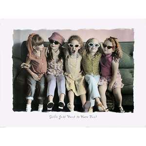 Les filles modernes veulent juste s'amuser ! Affiches murales - Product Image 1
