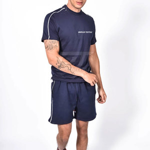 ชุดเซ็ตกางเกงขาสั้นผู้ชายชุดกางเกงขาสั้นสีตัดกันชุดกางเกงขาสั้นผู้ชาย - Product Image 5