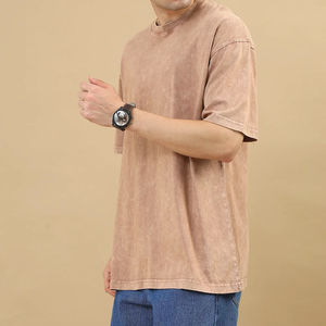 T-shirts pour hommes délavés à l'acide, de qualité supérieure, fabriqués par un grand fabricant, avec prix équitable et faible MOQ, nouvelle collection été - Product Image 4