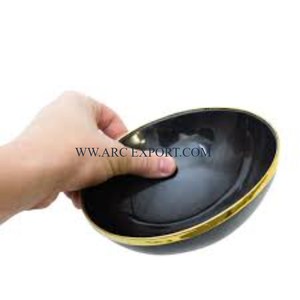 Bol rond en corne de buffle de qualité supérieure, fait main, design admirable, pour servir les aliments sur la table de cuisine, au prix le plus bas - Product Image 2