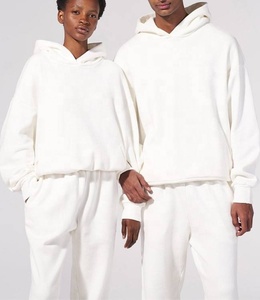 2025 venta superior chándal personalizado Jogger traje de dos piezas mujer chándal conjunto mejor calidad Algodón Unisex pulóver chándal - Product Image 5