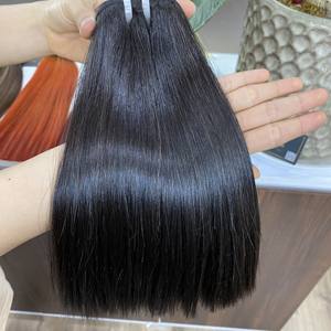 Meilleure vente en gros Prix os droit cheveux vietnamiens couleur naturelle cheveux os droite pleine longueur de haute qualité - Product Image 5