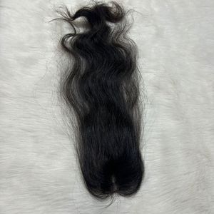 Topper de Cabello Remy Premium 1.5x4 Liso y Ondulado con Partidura Natural |   Extensiones de Cabello Humano 100% con Clip para Cobertura - Product Image 4