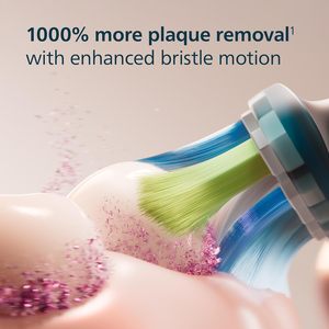 Philips Sonicare C3 Dos en Uno - Cabezales de Repuesto Originales para Cepillo de Dientes Eléctrico, Negros, Paquete de 4, Suministro para un Año, HX9044/95 - Product Image 3