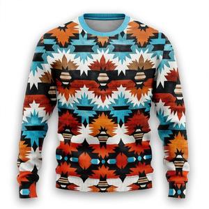 Personnaliser la conception sweat-shirt pour hommes Premium Sublimation imprimé hommes sweats à capuche 100% coton nouveaux sweatshirts en gros - Product Image 2