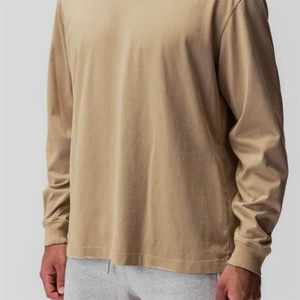 Camiseta deportiva de manga larga que absorbe la humedad para hombre, camiseta atlética transpirable de secado rápido con función Anti-UV para entrenamientos de gimnasio, deportes - Product Image 2