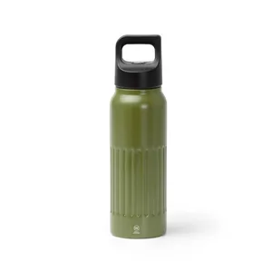 Borraccia Termica Sostenibile in Acciaio Inossidabile con Design a Reticolo - Gadget - Product Image 2