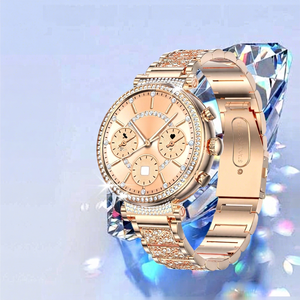 Montre connectée Sewer avec écran tactile IPS de 1,27 pouce, suivi de la fréquence cardiaque, étanche IP67, bracelet en alliage, tracker d'activité unisexe - Product Image 2