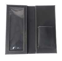 Fournitures pour hôtels et restaurants, porte-télécommande en cuir PU, logo personnalisé, couleur personnalisée, plateau de service certifié ISO, boîte à mouchoirs en verre, menu