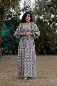 Vestidos largos Vintage para mujer, nueva moda, manga larga, cintura alta, estampado, Color de golpe, vestidos Midi para mujer, ropa informal de playa para mujer - Product Image 5