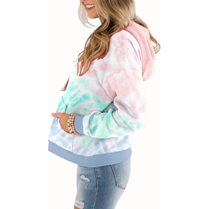 เสื้อฮู้ดดี้ผู้หญิงคุณภาพสูง ผ้าฝ้าย 100% สไตล์ลำลองสำหรับฤดูใบไม้ผลิ ขายดี ผลิตโดยโรงงานโดยตรง - Product Image 6