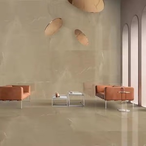 Incroyable brun 800x1600 hall d'hôtel en porcelaine polie Céramique émaillée Carrelage de sol de qualité supérieure - Product Image 1