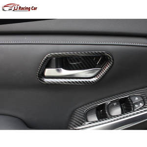 Kits de Interior de coche con aspecto de carbono ABS, cubiertas de manijas de puerta, tapas para <span class=keywords><strong>Nissan</strong></span> Sunny <span class=keywords><strong>Tsuru</strong></span> Sylphy Pulsar Sentra S Sv Sr B18 2020-2023 - Product Image 3