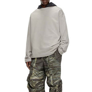 Vêtements grande taille Vêtements hommes Sweatshirts surdimensionnés Manches longues Basics Sweatshirts surdimensionnés - Product Image 5