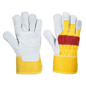 Guantes de Trabajo Multiusos de Cuero Resistentes al Calor, Ligeros, Hechos en Pakistán, de la Mejor Calidad, DEEN & SONS - Product Image 1