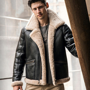 Bonne qualité manteau en cuir personnalisé manteaux en cuir chauds pour hommes vestes d'hiver manteaux vestes à la mode - Product Image 6