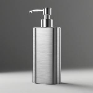 Distributeur de savon en marbre en acier inoxydable haut de gamme, conçu pour les salles de bain de luxe, offrant une finition magnifique et une construction durable. - Product Image 6