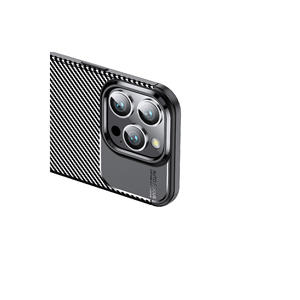 Étui en silicone noir premium ASMA pour iPhone 16 Pro Max, coque souple de luxe, antichoc, design élégant, compatible 11Pro 14 Plus - Product Image 3