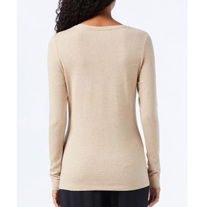 Camiseta femenina de mejor diseño, camiseta al por mayor para mujer, camiseta informal 100% de algodón en blanco para mujer - Product Image 3