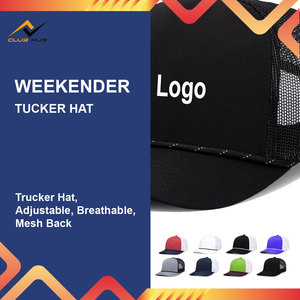 Gorra de Malla de 5 Paneles Ajustable Unisex con Cierre a Presión, Bordado 3D, Diseño Personalizado, Colores Personalizados, Gorra de Verano para Fines de Semana en la Playa - Venta al por Mayor - Product Image 3