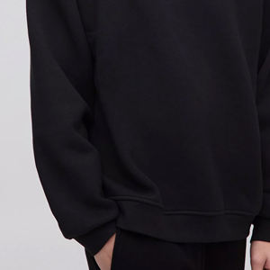 Sweat-shirt à col rond surdimensionné pour hommes Logo personnalisé Couleur unie vierge Respirant 100% coton Sweats à capuche à col rond Expédition DDP - Product Image 6