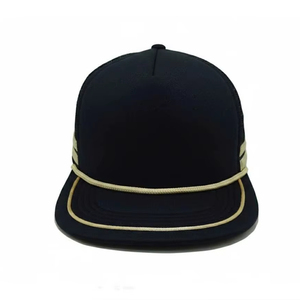 Gorra Snapback Personalizada con Malla Trasera y Bordado Detallado con Cuerda, Estilo Urbano, Venta al por Mayor, Cierre Snapback, Gorra Deportiva Transpirable - Product Image 1
