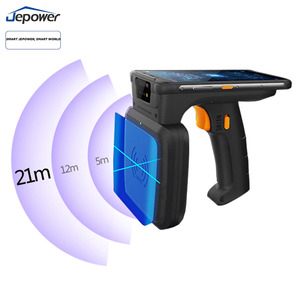 Hot bán R20 5.5inch 4 + 64 mã vạch siêu tần số cao 860 ~ 960MHz RFID hàng hóa/thẻ/nhãn/thẻ/vé Android PDAs - Product Image 1