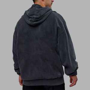 Sudadera Unisex Extra Grande al por Mayor, Sudadera con Capucha Lavada al Ácido de Secado Rápido, 100% Algodón, Bolsillos Tipo Canguro, Estilo Urbano, Ropa de Invierno - Product Image 5