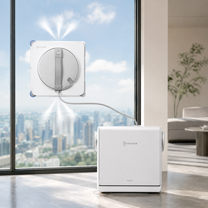 Robot de nettoyage de vitres automatique ECOVACS WINBOT W2S OMNI, pulvérisation ultrasonique, protection de sécurité en 3 étapes pour la maison, le bureau, l'hôtel, les vitres - Product Image 1